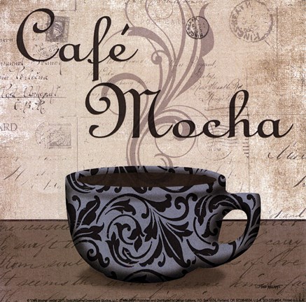 Framed Cafe Mocha - petite Print