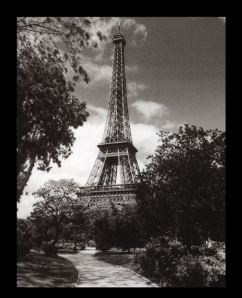 Framed Eiffel Tower Print
