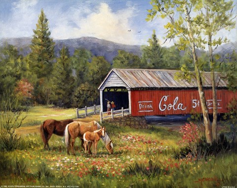 Framed Drink Cola Print