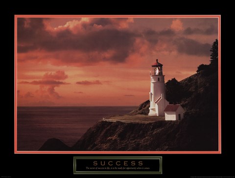 Framed Success - Lighthouse Print