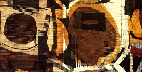 Framed Graphic Abstract I Print