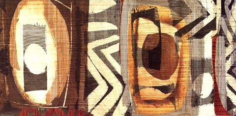 Framed Graphic Abstract II Print