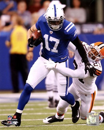 Framed Austin Collie 2011 Action Print