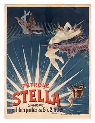 Framed Petrole Stella Print