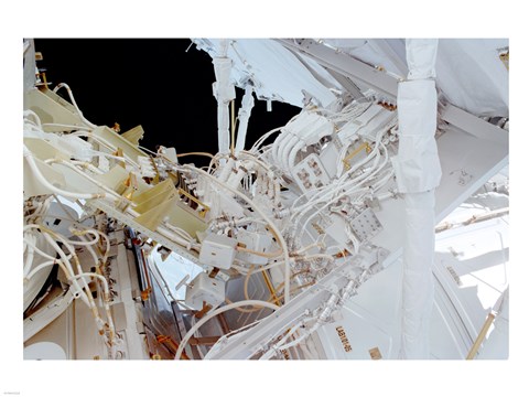 Framed ISS interior Print