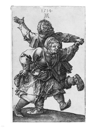 Framed Peasants Print