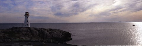 Framed Lightouse I - mini Print