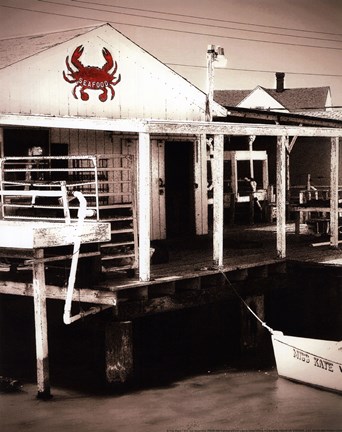 Framed Crab Shack 1 Print