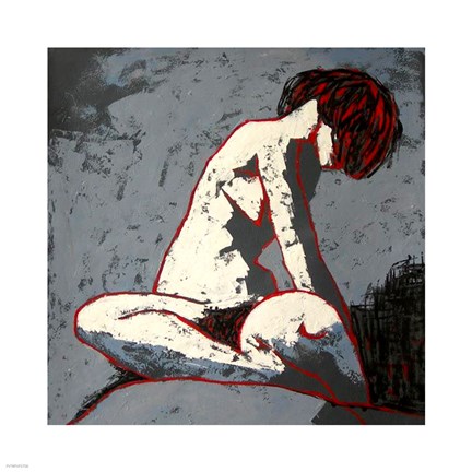 Framed Figure Study Print