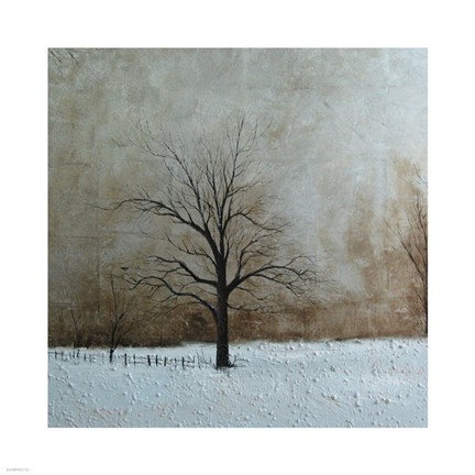 Framed Tree Landscape Print