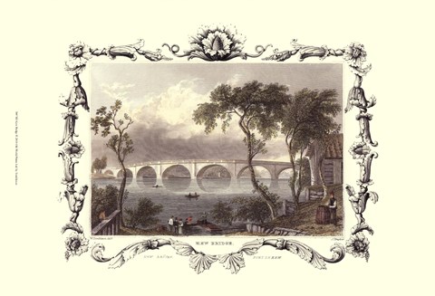 Framed Kew Bridge Print