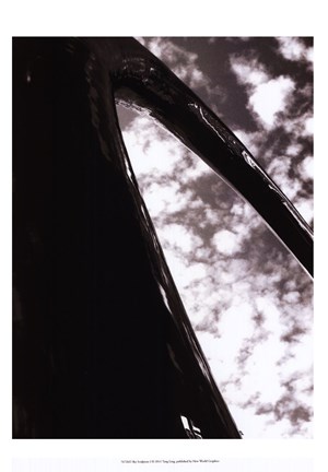 Framed Sky Sculpture I Print