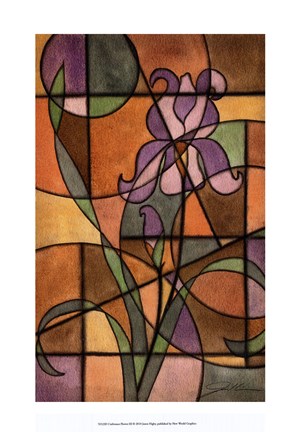 Framed Craftsman Flower III Print
