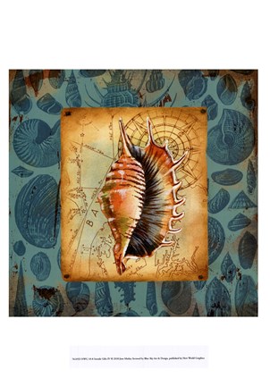 Framed Seaside Gifts IV Print