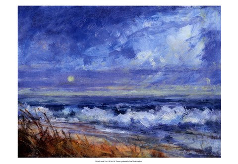 Framed Beach View I Print