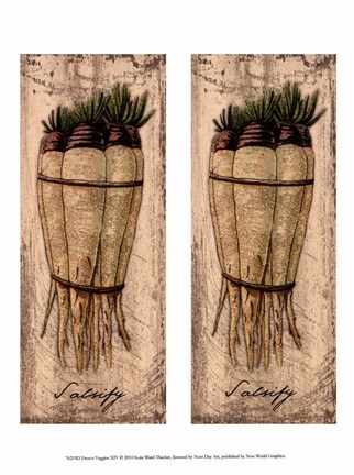 Framed Resco Veggies XIV Print