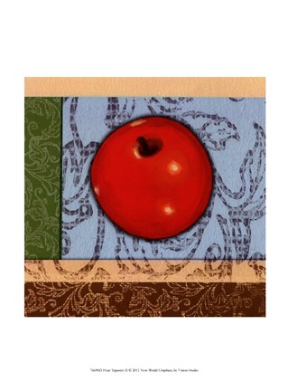Framed Fruit Tapestry II Print