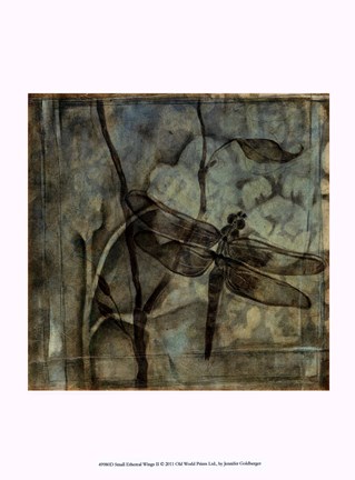 Framed Small Ethereal Wings II Print