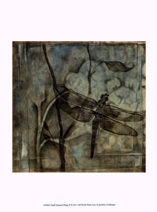 Framed Small Ethereal Wings II Print
