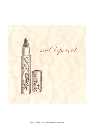 Framed La Toilette II Print