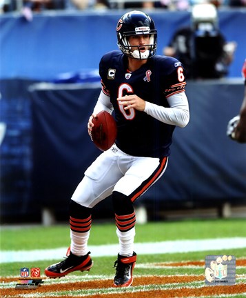Framed Jay Cutler 2011 Action Print