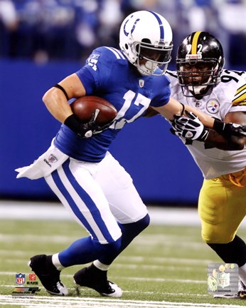 Framed Austin Collie 2011 Action Print