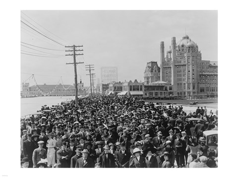 Framed Atlantic City Beauty Pageant Print