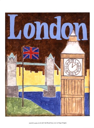 Framed London (A) Print