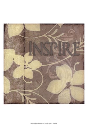 Framed Ornamental Inspiration II Print