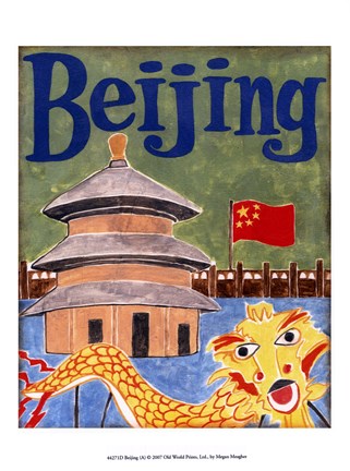Framed Bejing (A) Print