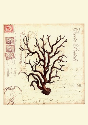 Framed Small Romance du Mer I Print