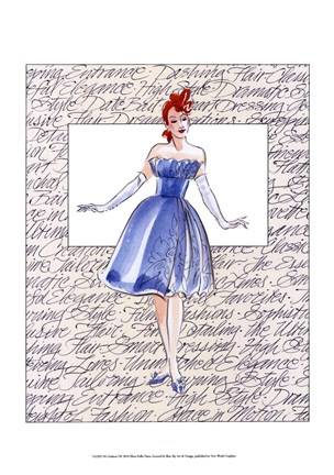 Framed 50&#39;s Fashion I Print