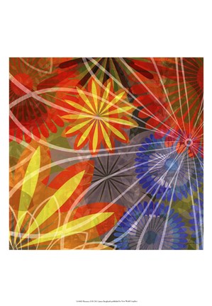 Framed Fluoresce II Print