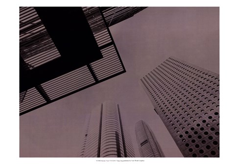 Framed Skyrise View VI Print