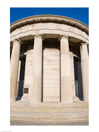 Framed World War Two Memorial, Atlantic City, New Jersey, USA Print