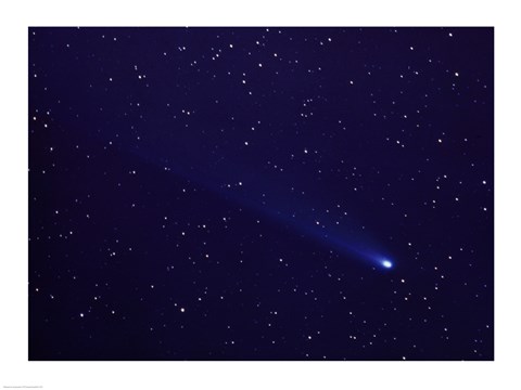 Framed Comet Kohutek January 14, 1974 Print
