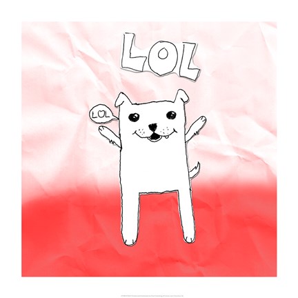 Framed LOL Cat Print