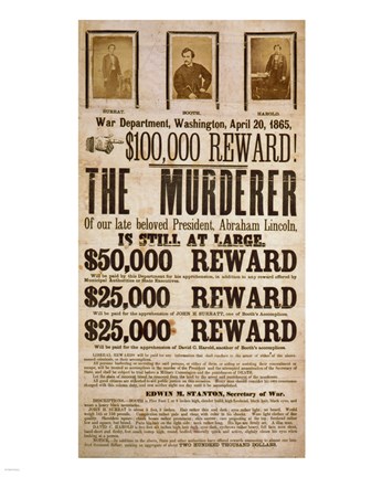 Framed Wanted Poster Print