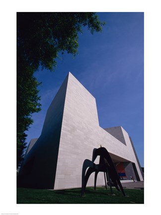 Framed Facade of the National Gallery of Art, Washington, D.C., USA Print
