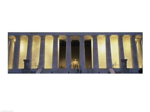 Framed Lincoln Memorial Washington, D.C. USA Pillars Print