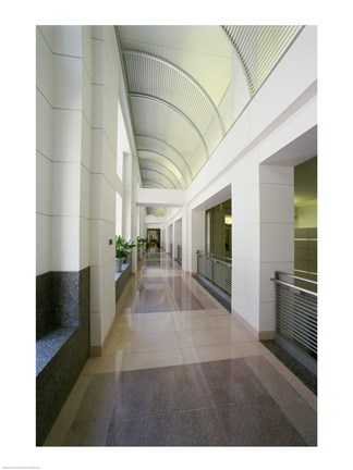 Framed Interior of the Ronald Reagan Building, Washington D.C., USA Print