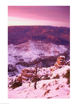 Framed South Rim Grand Canyon National Park Arizona USA Print