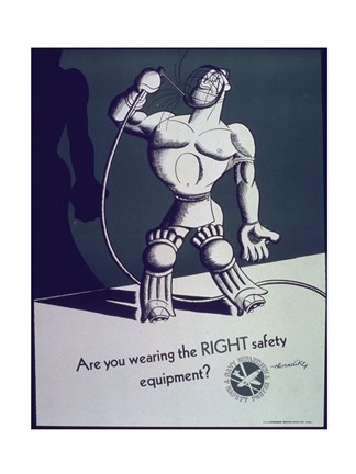 Framed Safety Equipment Print