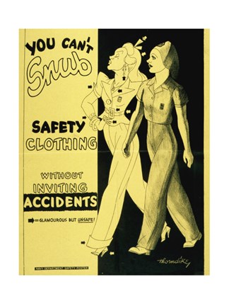 Framed Safety Clothing Print