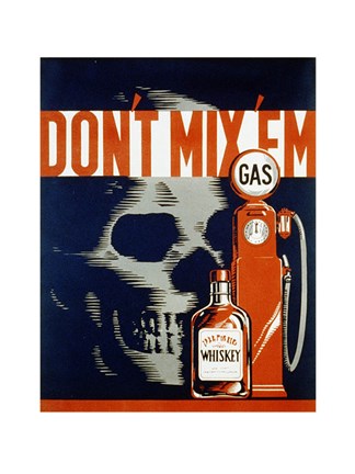 Framed Don&#39;t Mix Em&#39; Print