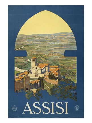 Framed Assisi Print