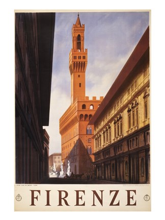 Framed Firenze Print