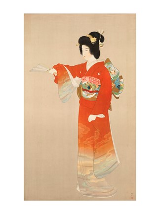 Framed Board of Tourist Industry poster, Japanese Government Railways Print