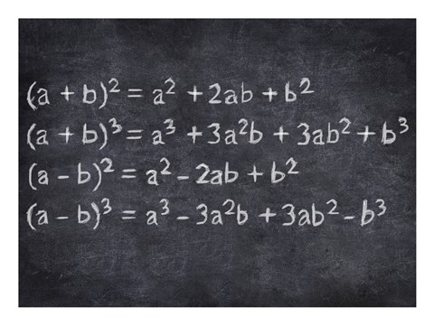Framed Algebra Print