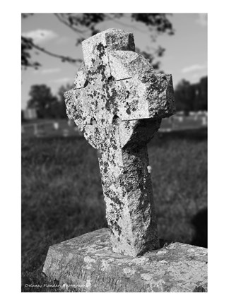 Framed Old Stone II Print